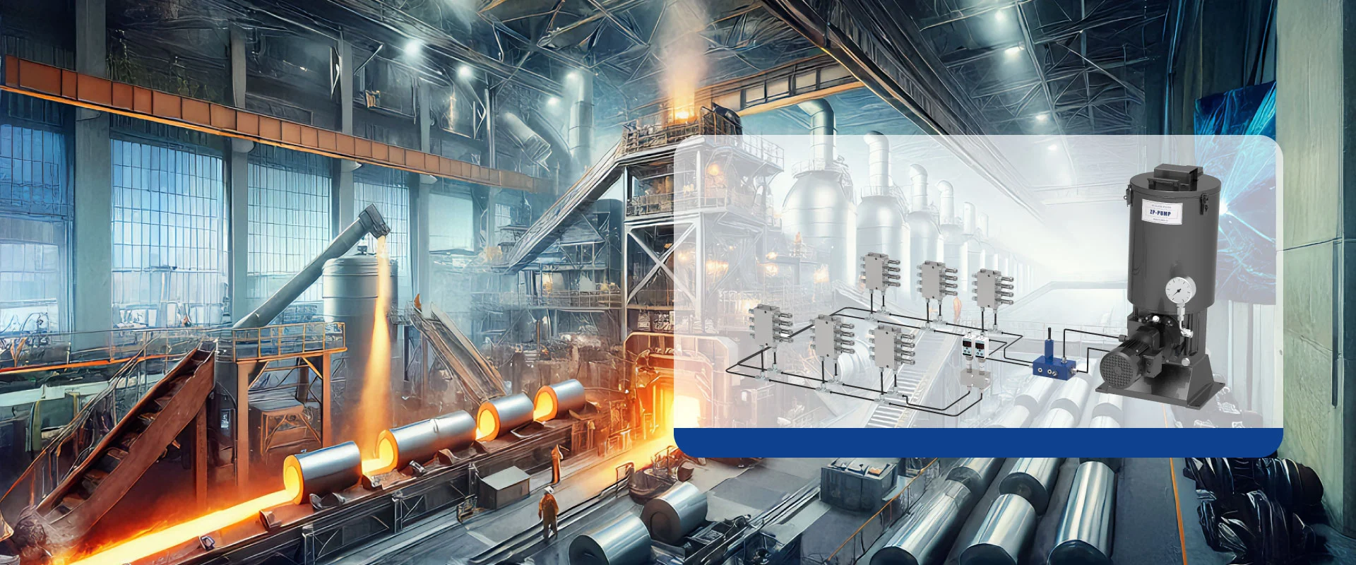 Linha dupla Lubrificação <br> Sistema