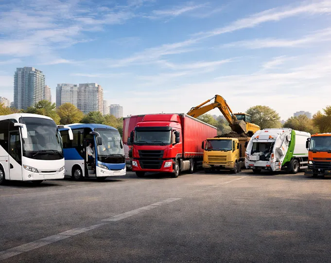 Soluções de lubrificação de veículos comerciais